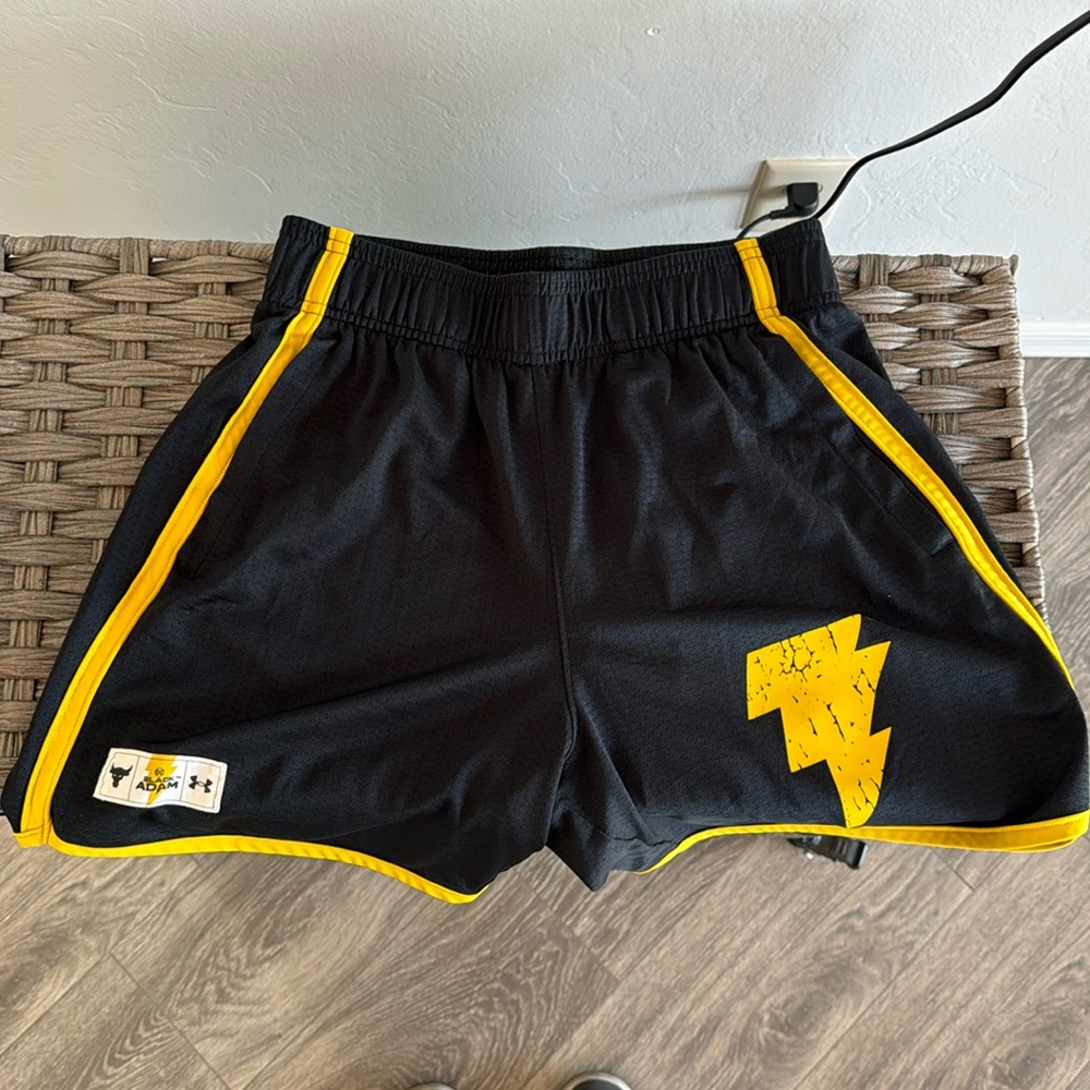 Black Adam Under Armour training shorts